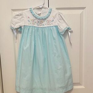 Embroidered Easter Kids Dress